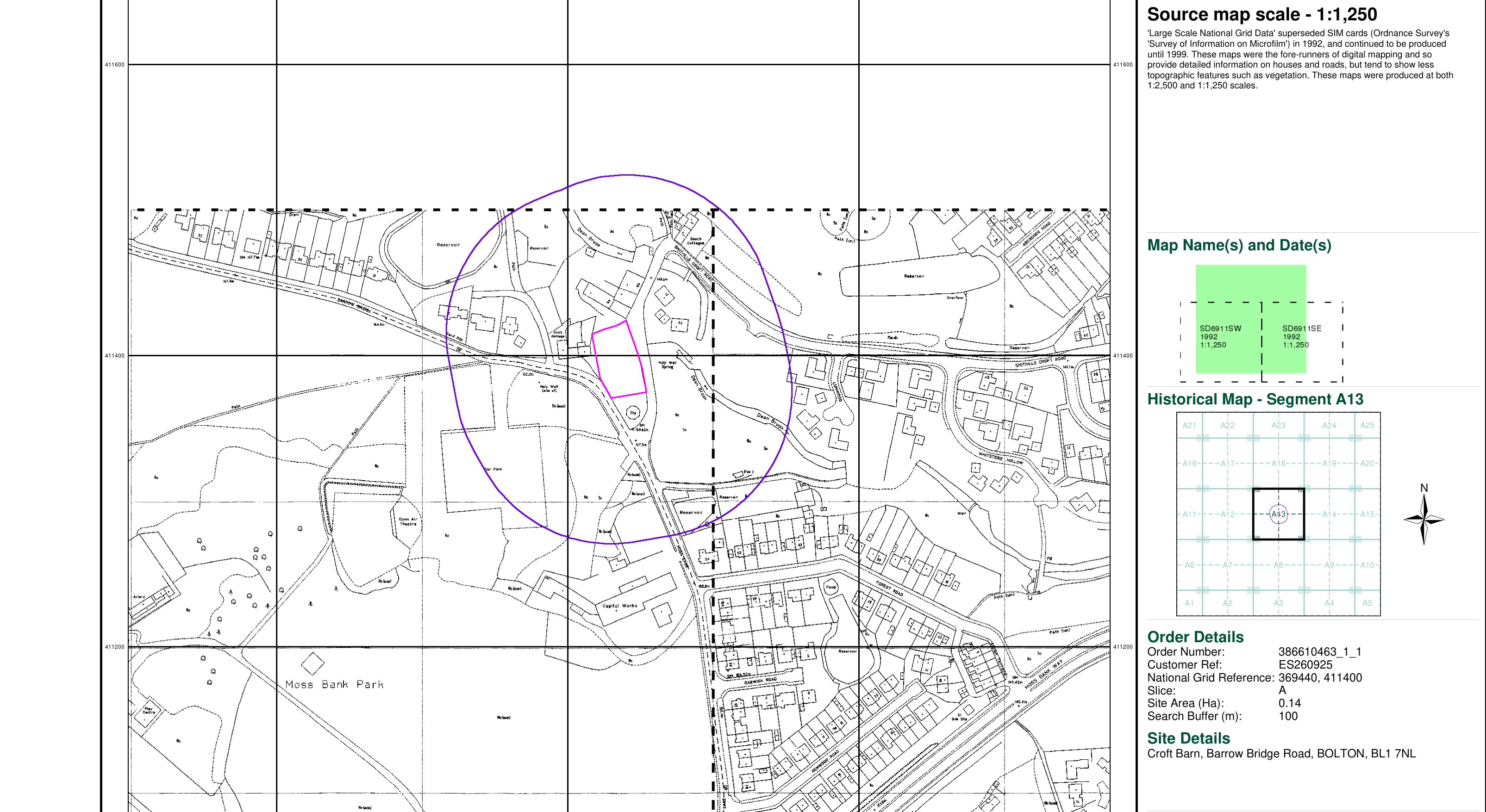 Map page 12 evidence for Capitol Works