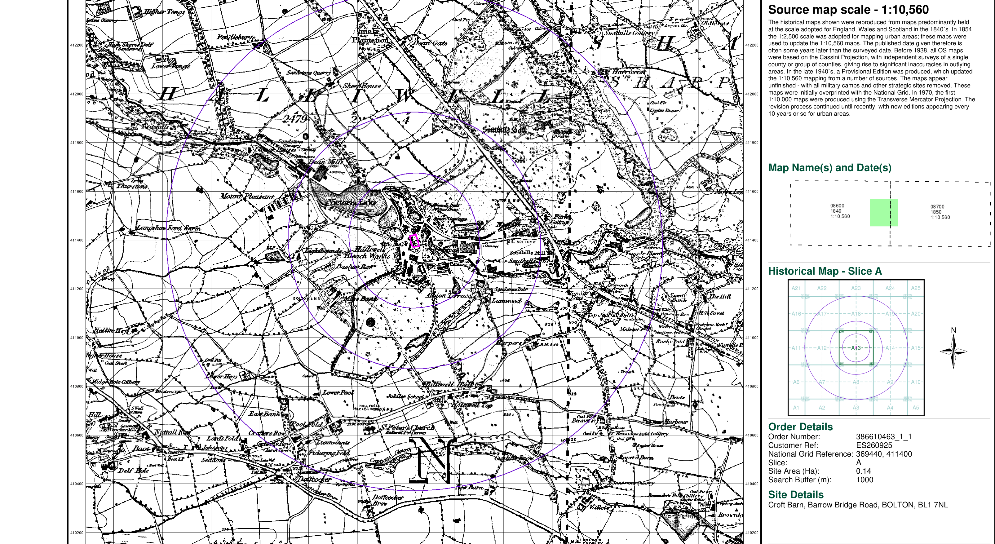 Map page 17 evidence for Bleach Works