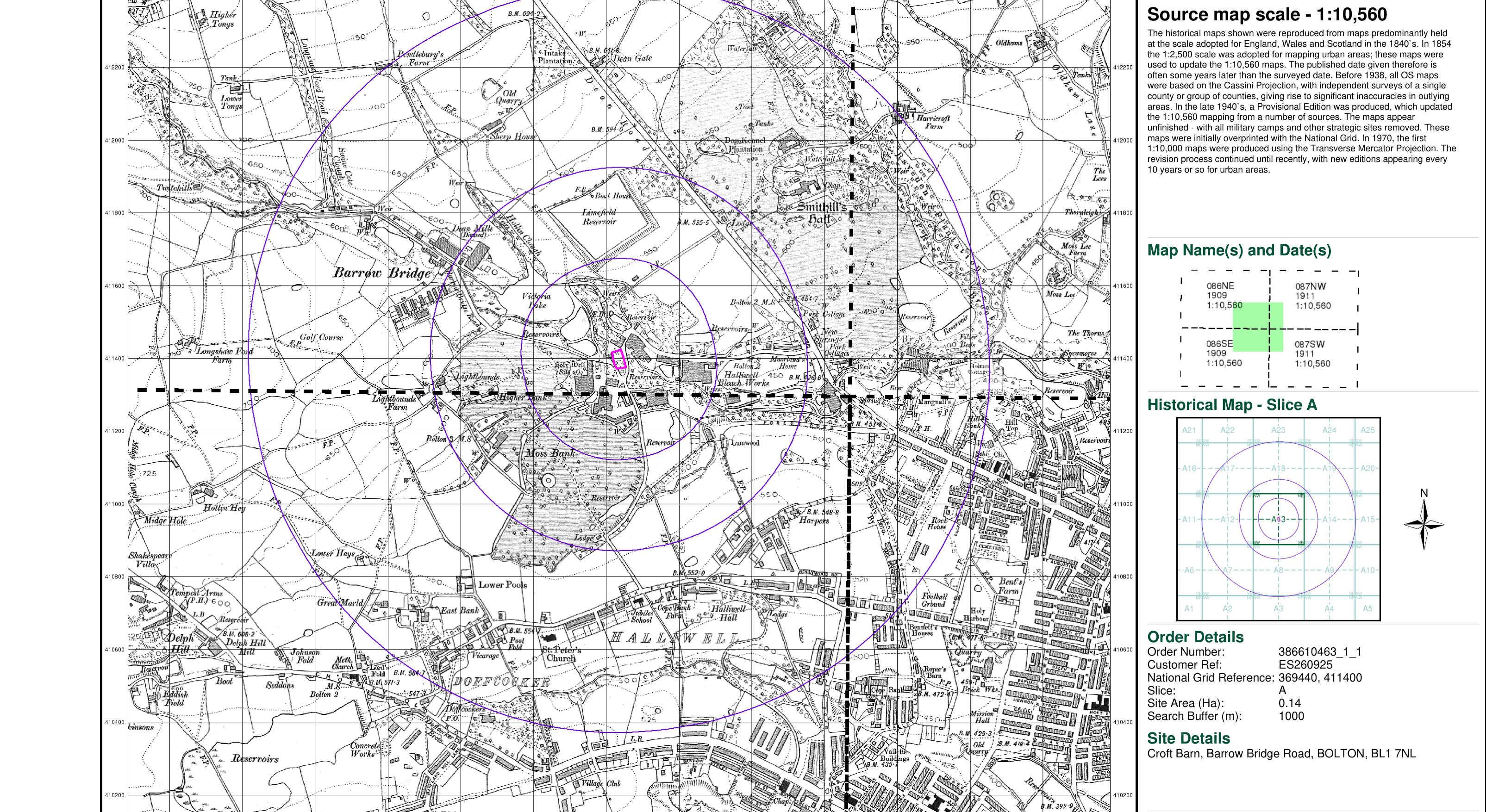 Map page 19 evidence for Holy Well