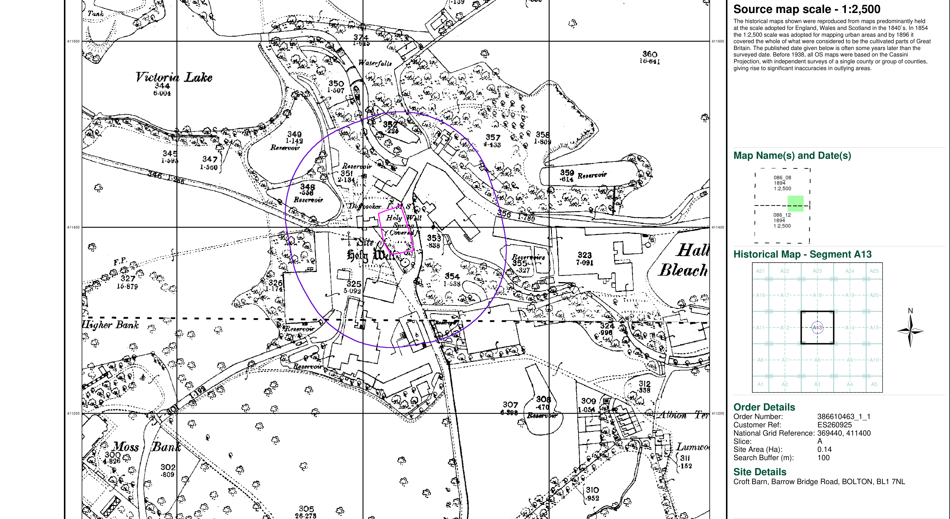 Map page 2 evidence for Reservoir