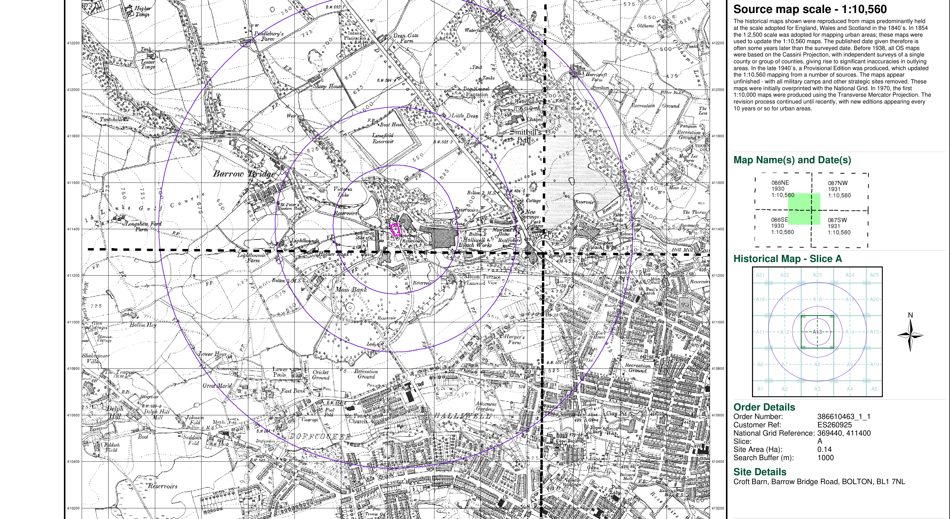 Map page 20 evidence for Reservoir
