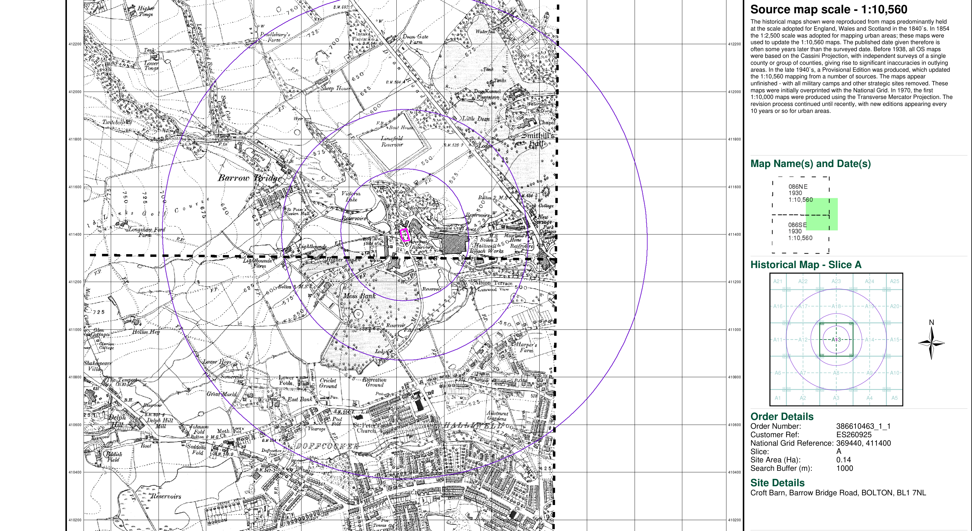 Map page 21 evidence for Reservoir