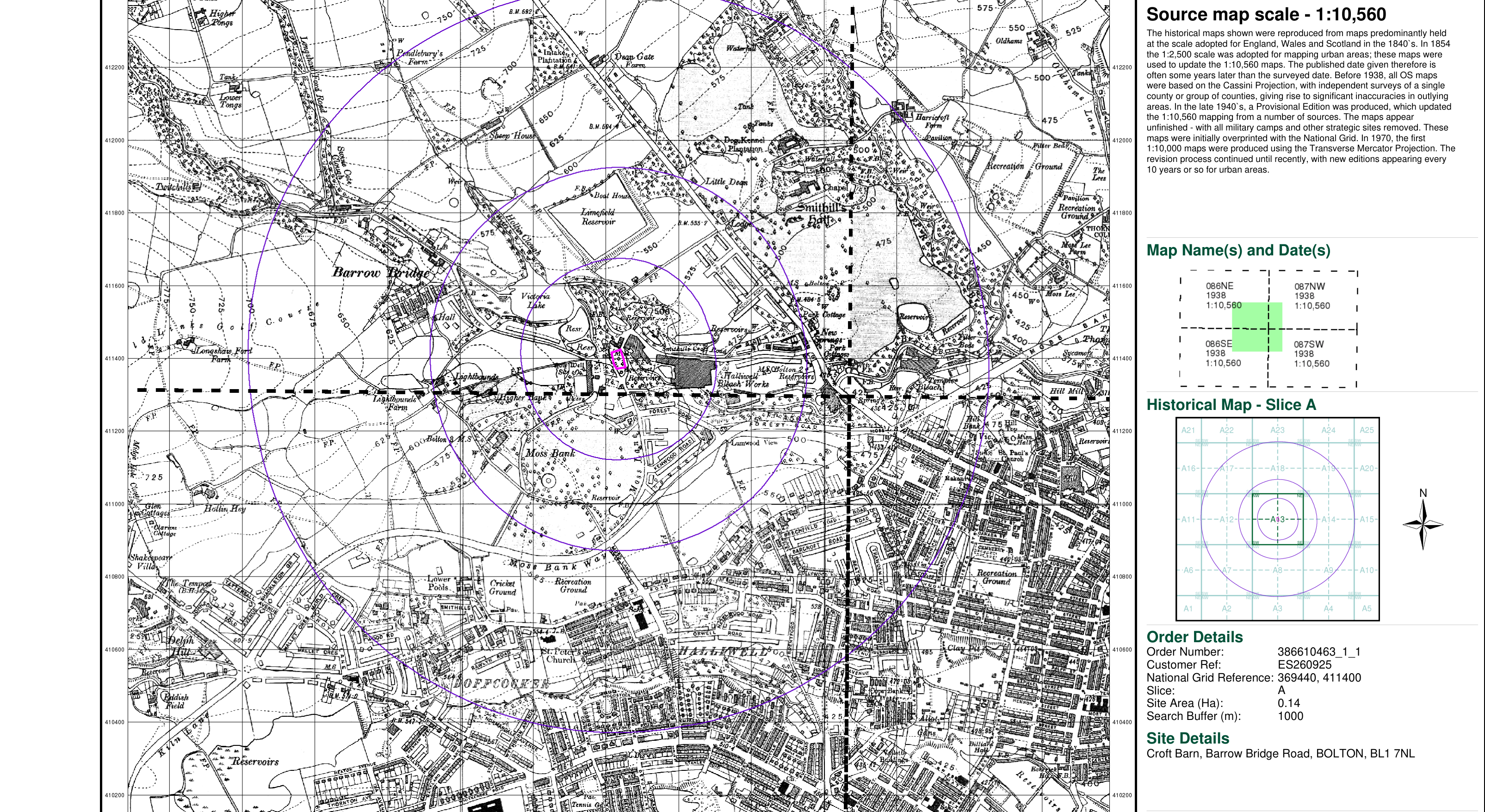 Map page 22 evidence for Reservoir