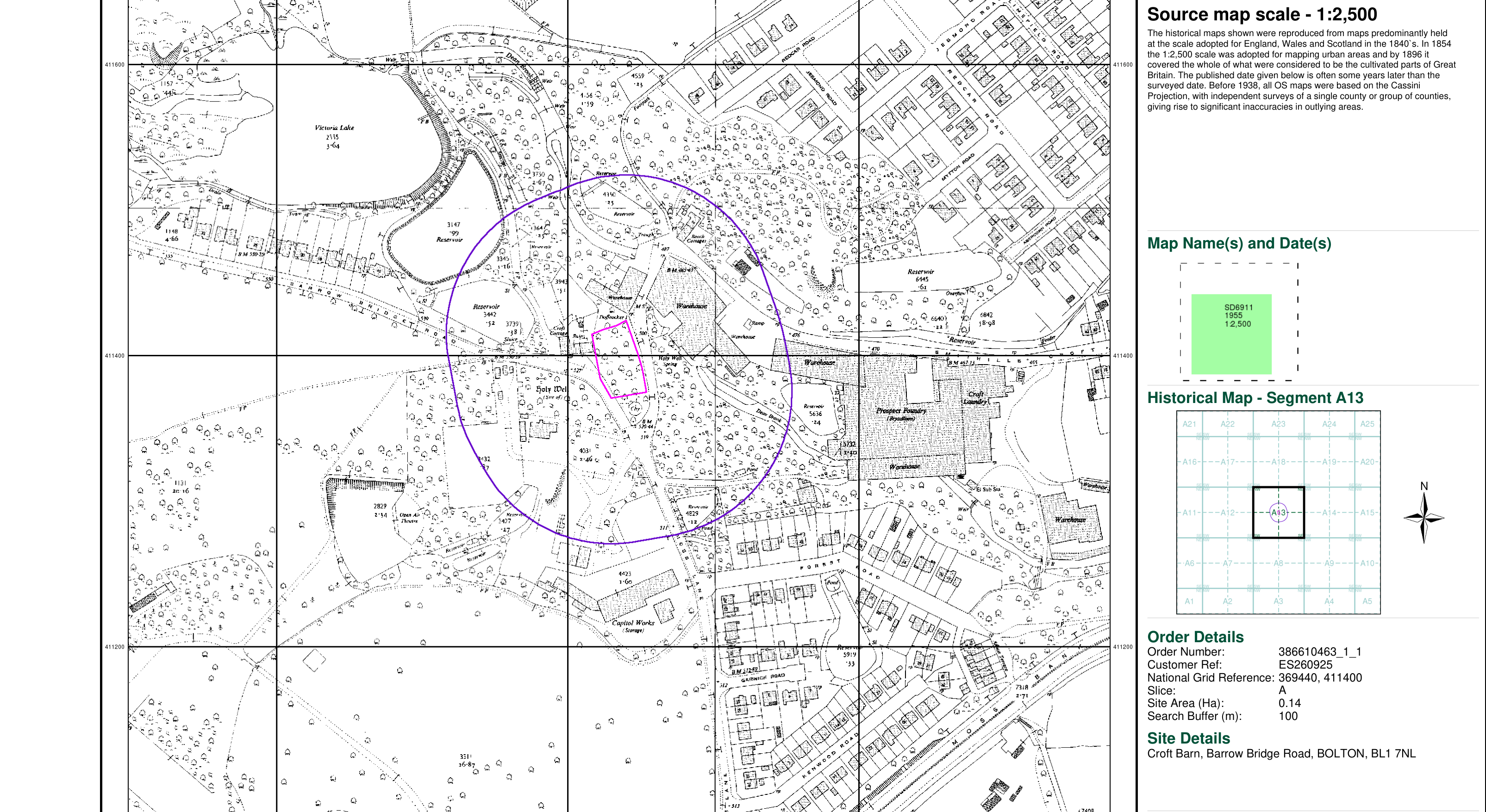 Map page 8 evidence for Capitol Works
